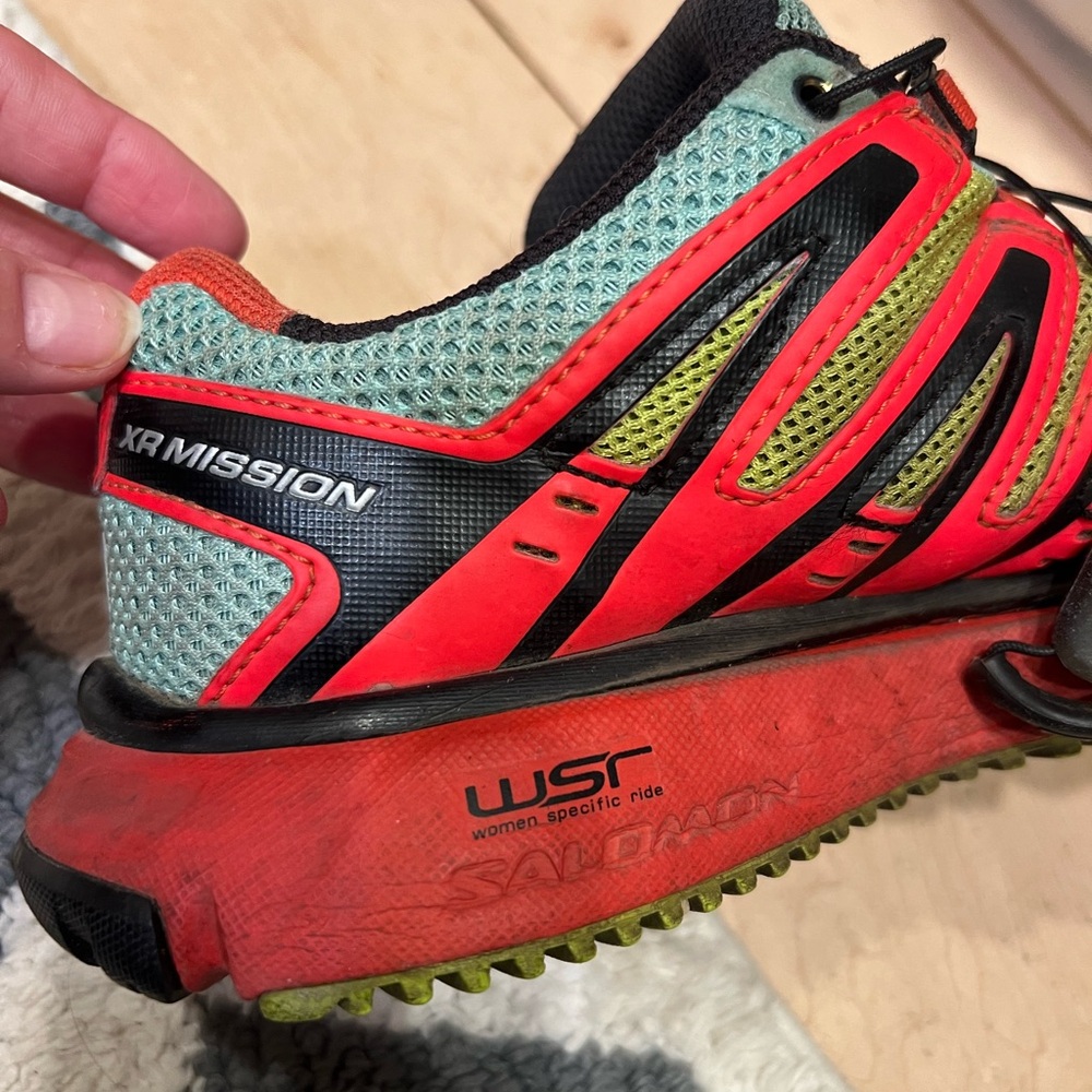 Salomon XR Mission 9.5 Trail Running hiking bight tennis Shoe off road XC dirt - Picture 7 of 15